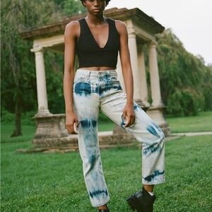 Urban Renewal Recycled Bleached Stripey Jean